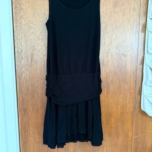 Max Studio Black Sleeveless Sheath Mini Dress